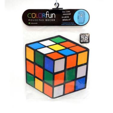 Imagem de Mouse pad colorfun cubo mágico reliza mousepad