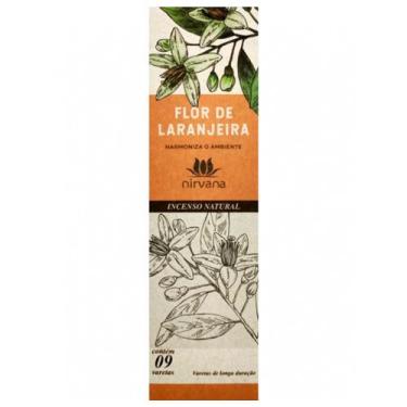 Imagem de Incenso natural nirvana com 9 varetas - flor de laranjeira - B.E