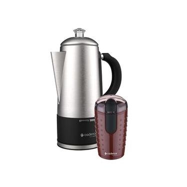 Imagem de Kit Cafeteira Italiana Gran 1,5L com Moedor de Café Cadence 900W 110V