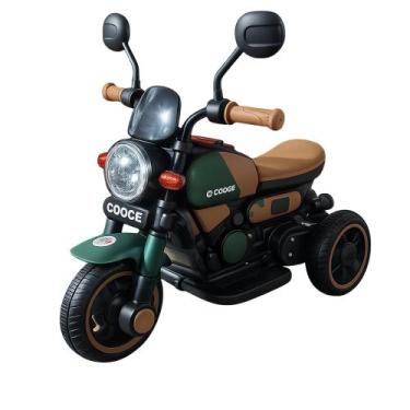 Imagem de Moto Elétrica Infantil Prime Retrô - Verde - Unitoys