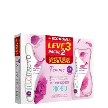 Imagem de Sabonete intimos Floracyd Femme 3 unidades - Healthy do Brasil