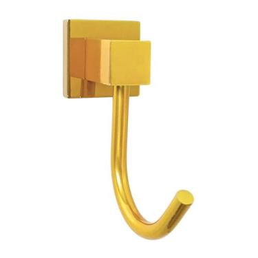 Imagem de Cabide Gancho P/ Toalha de Banho Rosto Grécia Luxo Dourado - Montelar 