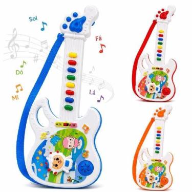 Imagem de Guitarra Musical Infantil Show de Talentos com Som e Luz Yeet