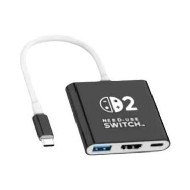 Imagem de Estação De Docking Tipo-C 4K 60Hz Para Nintendo Switch OLED/Switch 2, 