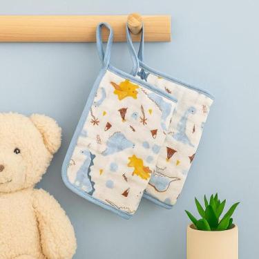 Imagem de Toalha Fraldinha de Boca Bebe Soft 100% Algodão Chupeta Absorvente Pre