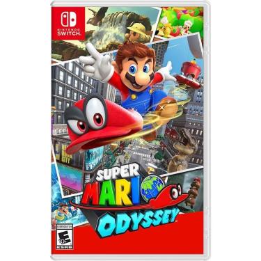 Imagem de Jogo Nintendo Super Mario Odyssey Edição Standard para Nintendo Switch Ação e Aventura Branco
