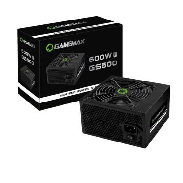 Imagem de Fonte Gamer Gamemax Gs600 600W Box 80 Plus White Pfc Ativo