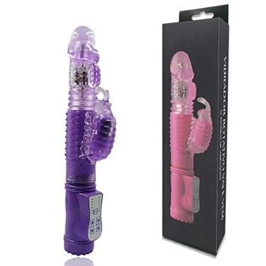 Imagem de Vibrador Rotativo Vai e Vem, Roxo