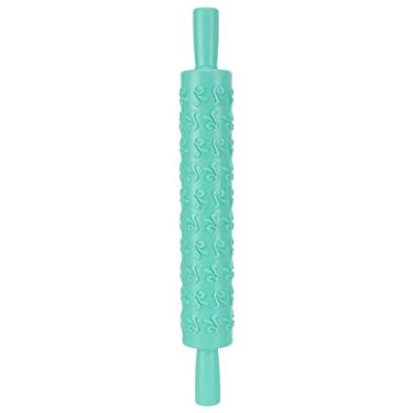 Imagem de Rolo em relevo, rolo de massa design de padrão requintado prático e resistente para padaria para casa (No. 4 grama ~ Narciso)