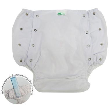 Imagem de Calça Plástica Adulto Luxo com Botão - G