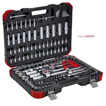 Imagem de Jogo de Soquete Sextavado 172 Peças