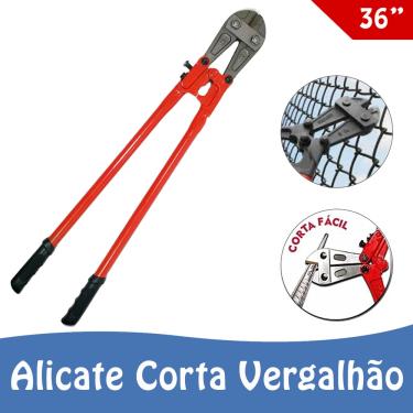 Imagem de Alicate Tesoura Corta Vergalhão 36 Pol Profissional Top