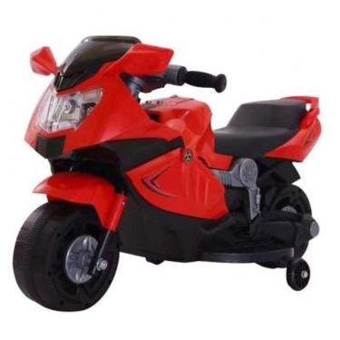 Imagem de Mini Moto Elétrica Vermelho 6v 