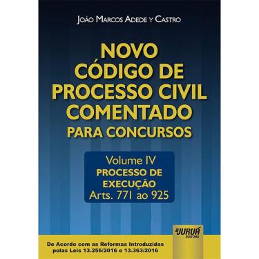 Imagem de Novo Código de Processo Civil Comentado para Concursos - Volume Iv