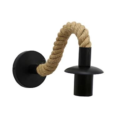 Imagem de FAKEME Luminária de parede de cabeceira de ferro industrial estilo vintage Arandela decoração de varanda iluminação varanda corredor café hotel luzes de parede (sem lâmpada)