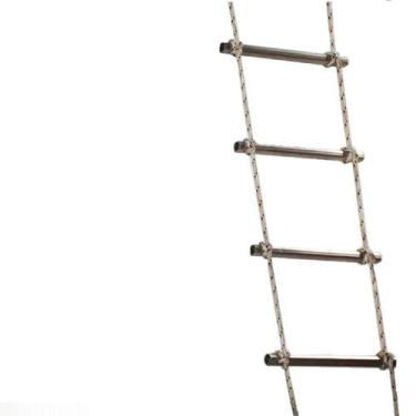 Imagem de Escada De Corda Degrau Alumínio 4,80M - Forplas