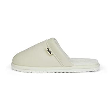 Imagem de PUMA Chinelo feminino Fluff Mule, preto marshmallow, 8 estreito