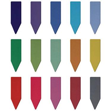 Imagem de MWOOT Marcador de página magnético com 30 peças em forma de flecha, conjunto de marcadores de livro magnéticos sortidos, marcadores coloridos para páginas magnéticas para estudantes professores suprimentos de leitura (4,5 x 1,5 cm)