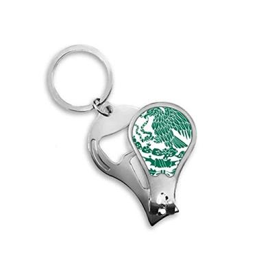Imagem de Chaveiro abridor de unhas do México National Emblem Country