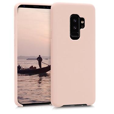 Imagem de Capa compatível com Samsung Galaxy S9 Plus - Capa fina para telefone com acabamento macio - rosa fosco