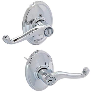 Imagem de Schlage Lock Company F51AFLA625WKF F51A Flair 625 WKF 16211 10027 Wakefield Deco Rose Entry