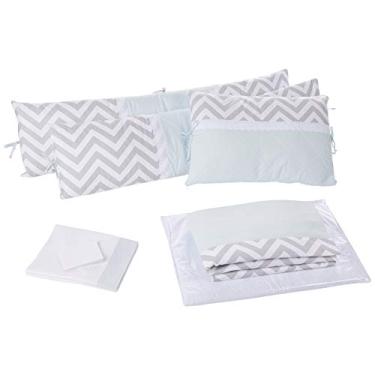 Imagem de Biramar Baby Enx. 8 Pcs Lollipop Chevron Azul Azul