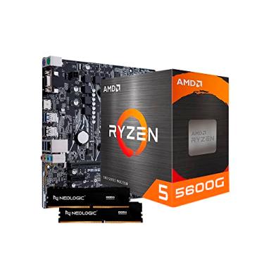 Imagem de KIT UPGRADE AMD RYZEN 5 5600G, PLACA MÃE A320M, 32GB DDR4, NEOLOGIC - NLI84630