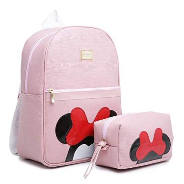 Imagem de Kit Mochila Minnie + Necessarie Rosa