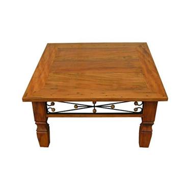 Imagem de Mesa de Centro Rústica Emma em Madeira de Demolição - Cód 2392