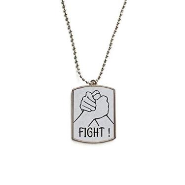 Imagem de DIYthinker Colar para animais de estimação com pingente de corrente de aço inoxidável para gatos de pulso