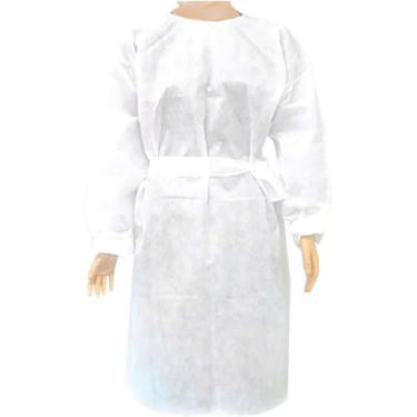 Imagem de Avental HNDESC Com Manga TNT - 1 Unidade