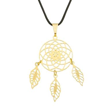 Imagem de Colar Filtro dos Sonhos 20mm - Sunshine Cristais Cor:Ouro