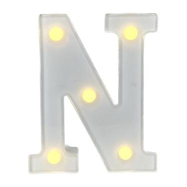 Imagem de Luminaria PEQUENA com led - Letras(N)