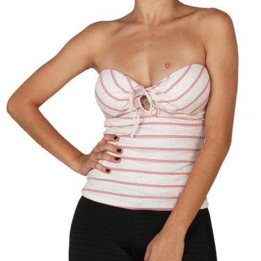 Imagem de Blusinha Hang Loose Stripe Linen Twisted Feminina-Feminino