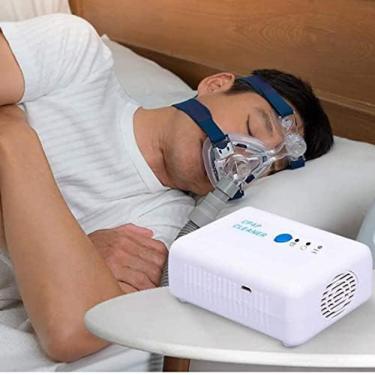 Imagem de Cpap Cleaner And Sanitizer, Portable Mini CPAP Cleaning Machine Ozone Ventilator Sterilizer Air Tubes Clean For Cpap Machine, Tube, Mask,Hilarious123