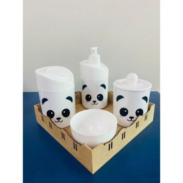 Imagem de Kit Higiene Panda I c/bandeja quadrada