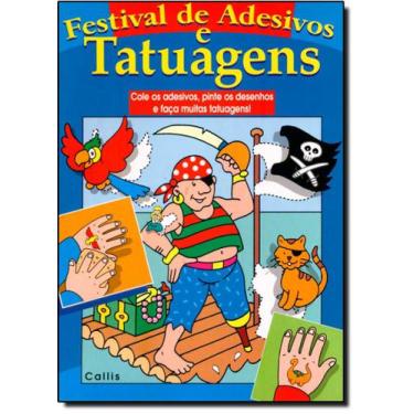 Imagem de Festival De Adesivos E Tatuagens - Coleção Cola E Recola