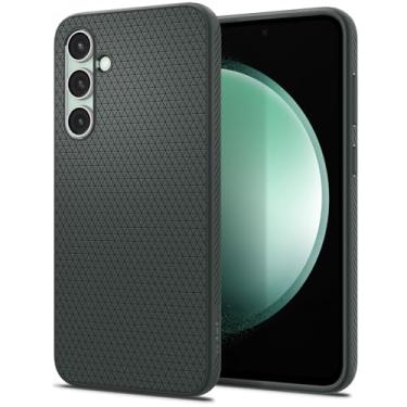 Imagem de Spigen Capa Liquid Air projetada para Galaxy S23 FE (2023) - Abyss Green