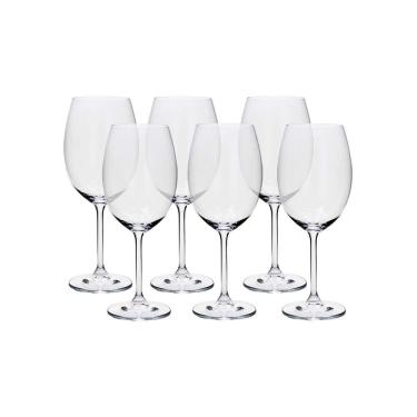 Imagem de Conjunto 6 Taças Cristal Bohemia Água Gastro 580 Ml - Rojemac