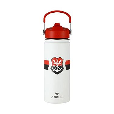 Imagem de GARRAFA TÉRMICA ARELL COM ISOLAMENTO A VÁCUO STRAW FLASK 532ML FLAMENGO 02 AQUATICO