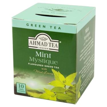 Imagem de Ahmad Tea London Chá Verde Mint Mystique 10 Unidades De 20G