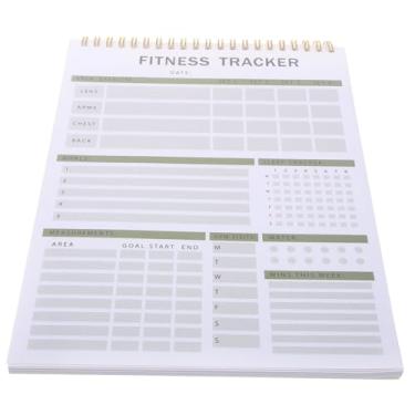 Imagem de Yardwe livro plano de fitness planner fitness meditação diária caderno de ginástica planejador diário cadernos o caderno log de treino bloco de notas fitness Esportes Revista