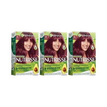 Imagem de Coloraçao Nutrisse 46 Castanho Vermelho-Kit C/3Un