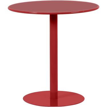 Imagem de Mesa de bar redonda, móveis de lazer para bistrô pub, pequenos espaços que economizam para sala de jantar, café da manhã, café, fácil de montar, mais cores, vermelho, diâmetro 60 cm (23,6")