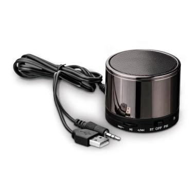 Imagem de We Go To Caixa de Som Portátil com Microfone Integrado, Bluetooth v4.0, 3W, 8 Horas de Bateria, Preto