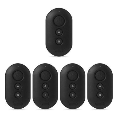 Imagem de Kit 5 Controle Remoto para Alarme e Portão XAC 4000 Smart Preto Intelbras