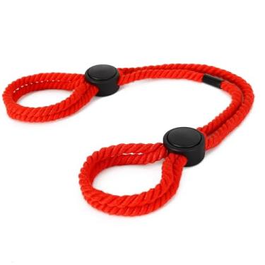 Imagem de eartif Pulseiras de algemas para mulheres pulseira de corda ajustável no tornozelo pulseiras feitas à mão feitas à mão pulseiras joias presente para meninas meninos, Algodão, Sem pedras preciosas