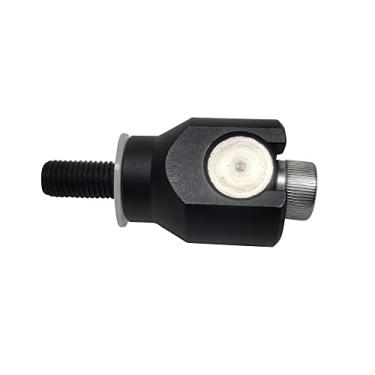 Imagem de Suporte de barra em V estabilizador de arco de alumínio com barra lateral desconexões rápidas e micro ajustes para arco recurvo olímpico ou arco composto alvo (desconexão rápida - para 25 mm (0,98")