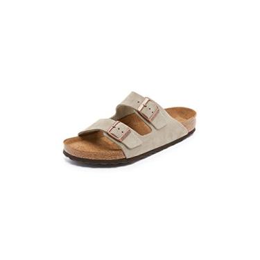 Imagem de Birkenstock Sandália masculina Arizona, Cinzento-acastan, 8-8.5 Narrow Women/6-6.5 Narrow Men