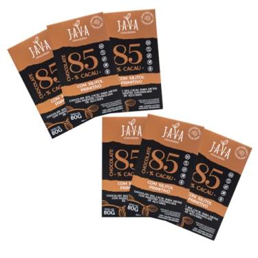 Imagem de Chocolate com XILITOL low carb 85% cacau Primitivo - Pack com 6 unidades 65g cada